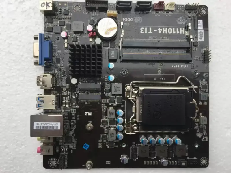 ECS H110H4-TI3 Emolevy H110 piirisarja LGA1151 Mini-ITX