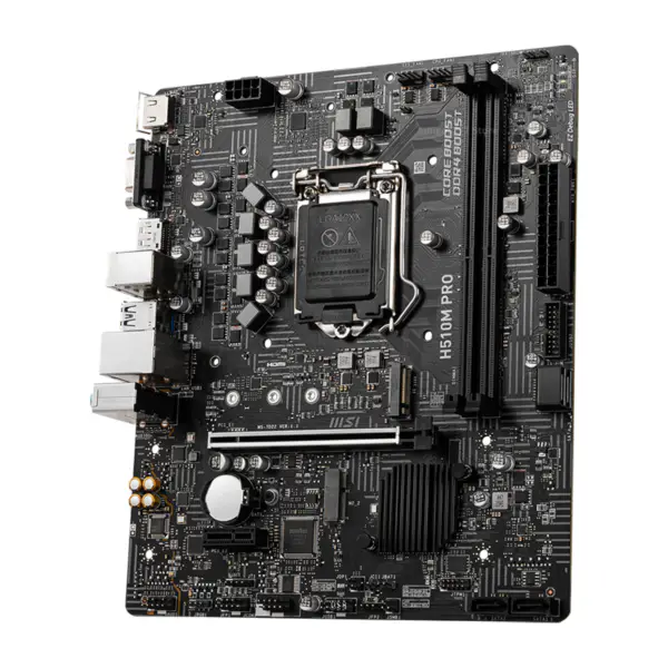 MSI H510M PRO -emolevy PCI-E 4.0 DDR4 64GB SATA III Intel 11TH Gen Micro ATX USB3.2 MSI H510M PRO -emolevy PCI-E 4.0 DDR4 64GB SATA III Intel 11TH Gen Micro ATX USB3.2