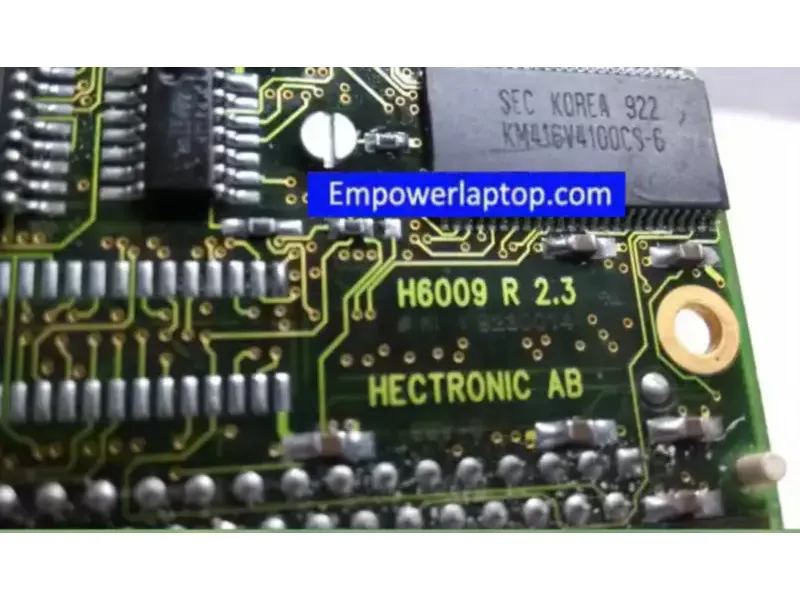 HECTRONIC AB H6009 R 2.3 FUNK TEST S/N 3980 teollinen emolevy
