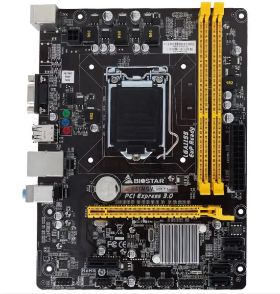 Biostar H61MGV Emolevy H61 LGA1155 Kaikki kiinteät laitteet