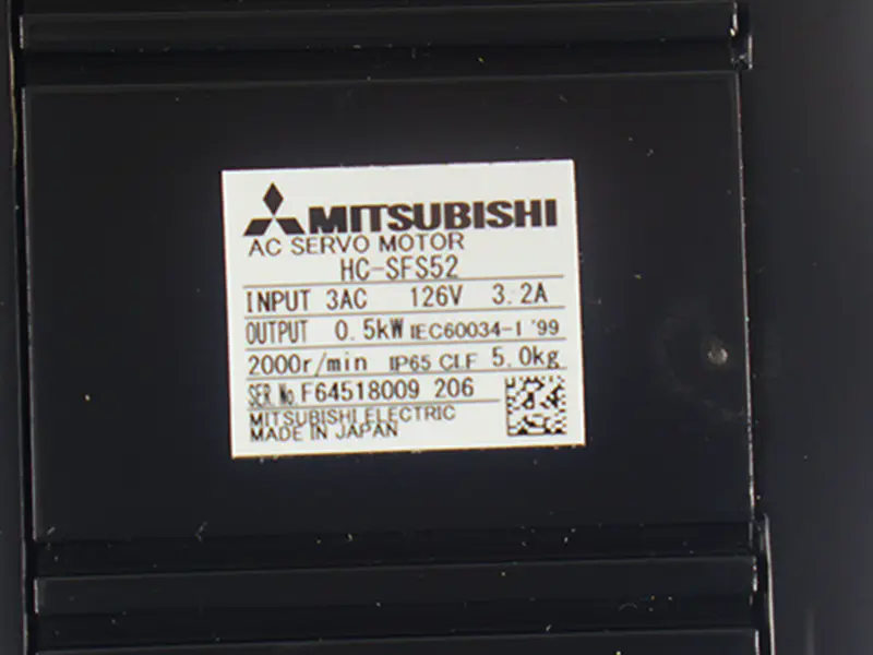 Mitsubishi HC-SFS52 AC-servomoottori