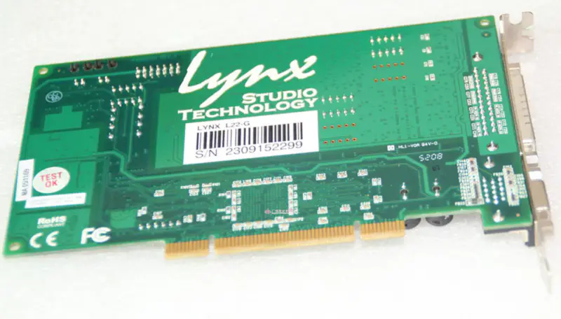 Lynx L22-G PCI-äänikortti - Analoginen/digitaalinen liitäntä