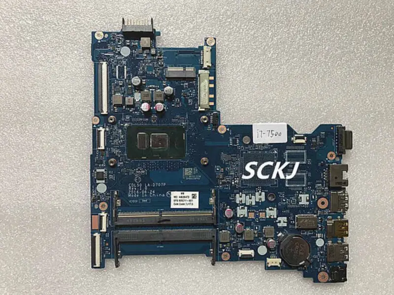 HP 15-AC 15-AY LA-D707P 909211-601 909211-001 i7-7500U-emolevy HP 15-AC 15-AY LA-D707P 909211-601 909211-001 i7-7500U-emolevy