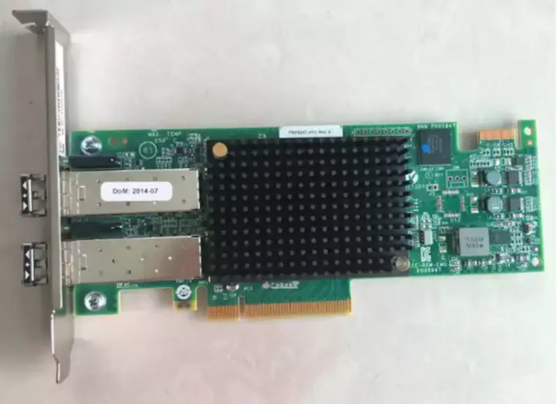 Emulex LPE16002 16GB Dual Port Fibre Channel HBA -kortti teollisuusemolevyyn