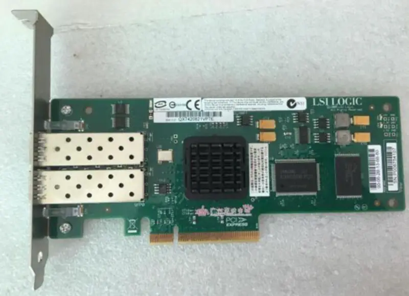 LSI Logic LSI7204EP Kaksoisporttinen 4Gb Fibre Channel PCI-e x8 HBA-kortti