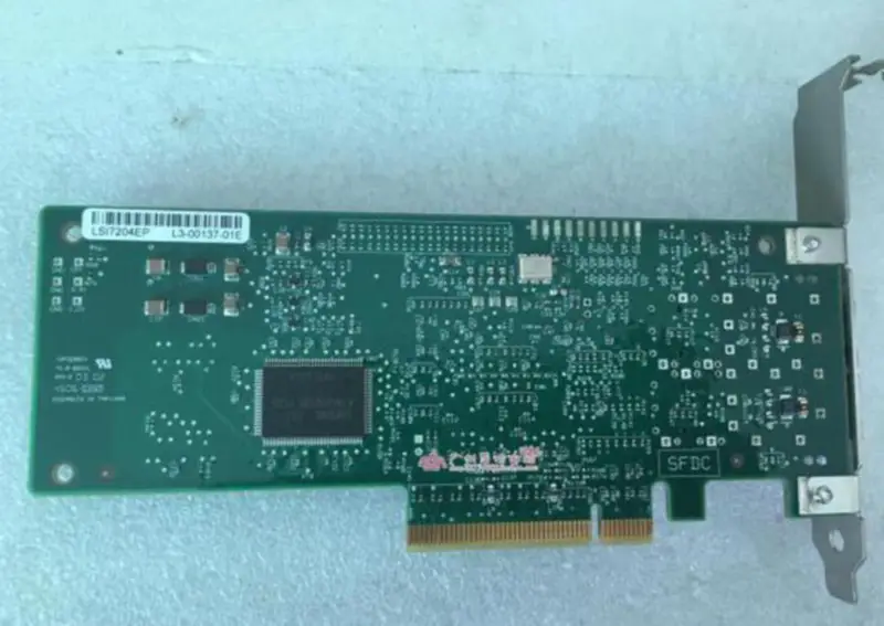 LSI Logic LSI7204EP Kaksoisporttinen 4Gb Fibre Channel PCI-e x8 HBA-kortti