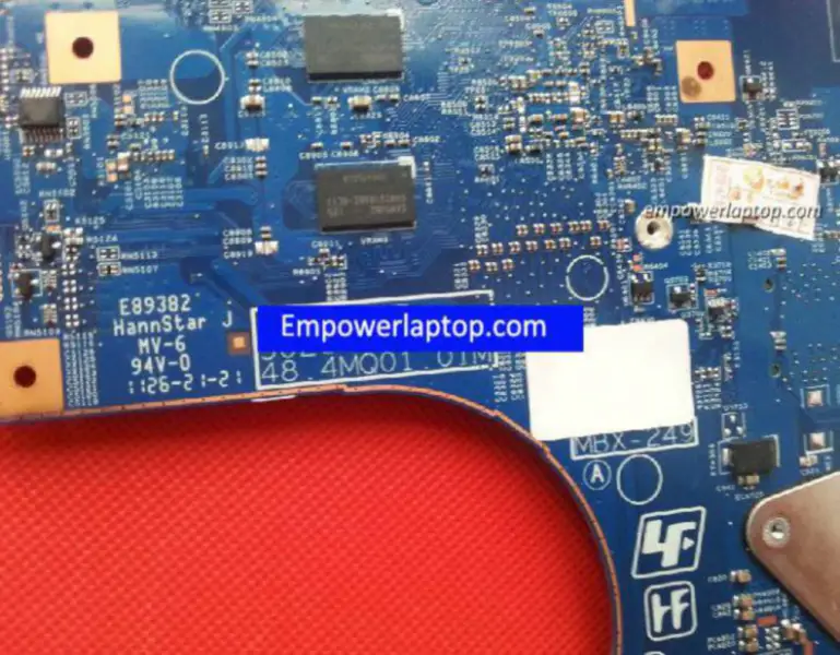Sony MBX-249 MBX-249 A1829664A 48.4MQ01.01M N12M-GS2-S-A1 emolevy