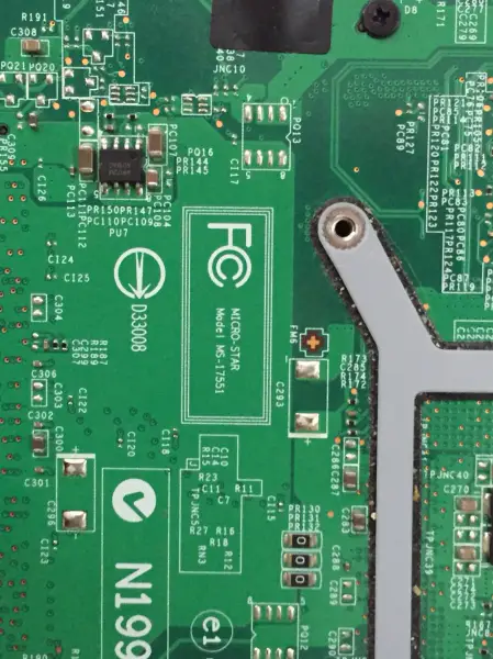 MSI CR70 MS-17551 -emolevy (MSI CR70 MS-17551)