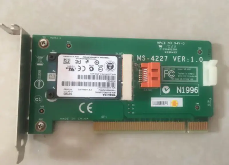 MICRO-STAR MS-4227 VER:1.0 Solid State Drive -sovitin 62G SSD-levyllä varustettuna