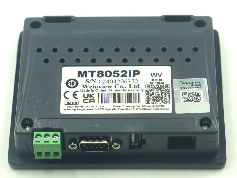 WEINTEK MT8052iP HMI -käyttöliittymä