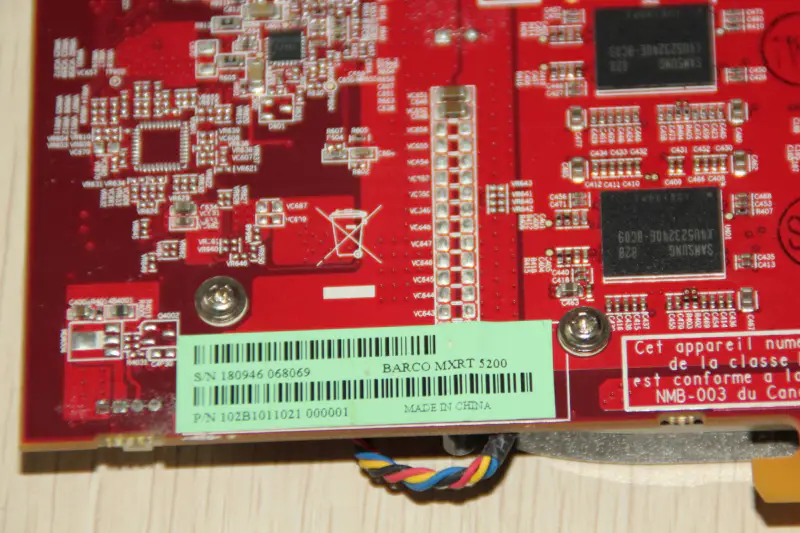 BARCO MXRT 5200 AMD ATI FireGL V5600 512M näytönohjain
