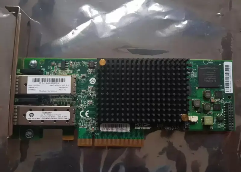 HP NC550SFP Dual Port 10GbE High Profile Ethernet -sovitin 581199-001
