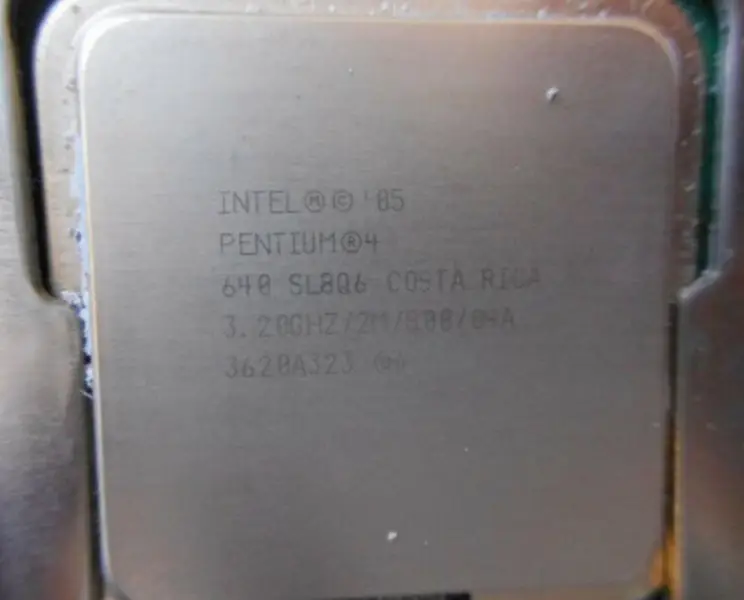 ND237 Dell Optiplex GX620+PEN 4 SL8Q6 CPU CHO15 HJ781 X9681 CJ335 F8096 ND237 emolevy ND237