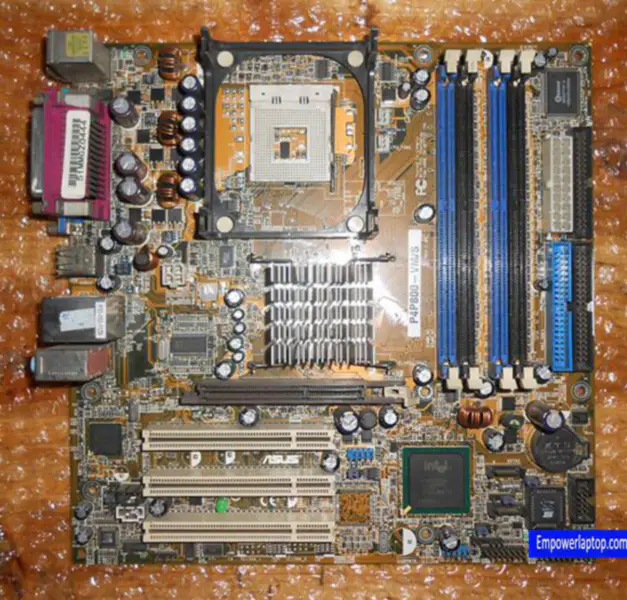 Asus G32904-H17-A28 P4P800-VM/S P4P800-VM-EAYZ -emolevy Asus G32904-H17-A28 P4P800-VM/S P4P800-VM-EAYZ -emolevy