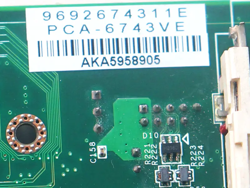 Advantech PCA-6743 PCA-6743VE teollisuusemolevy ilman PC104:ää