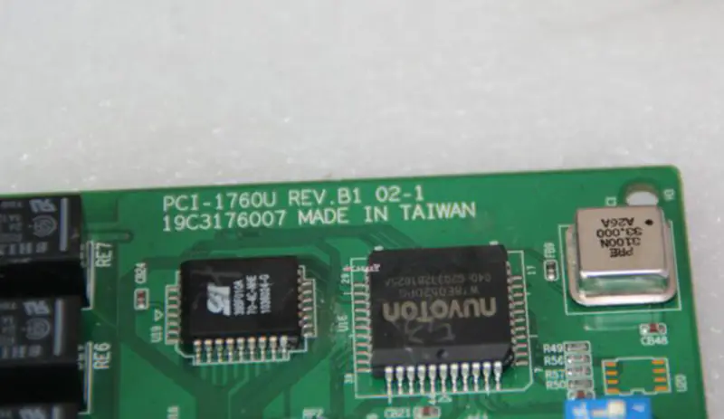 Advantech PCI-1760U REV.B1 A1 A2 8-kanavainen rele ja 8-kanavainen eristetty digitaalinen tulo Universal PCI-kortti