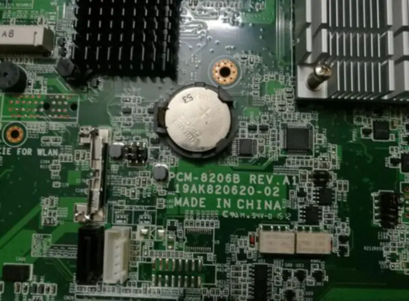 Advantech PCM-8206B REV.A1 19AK820620-02 969K820640E teollinen emolevy