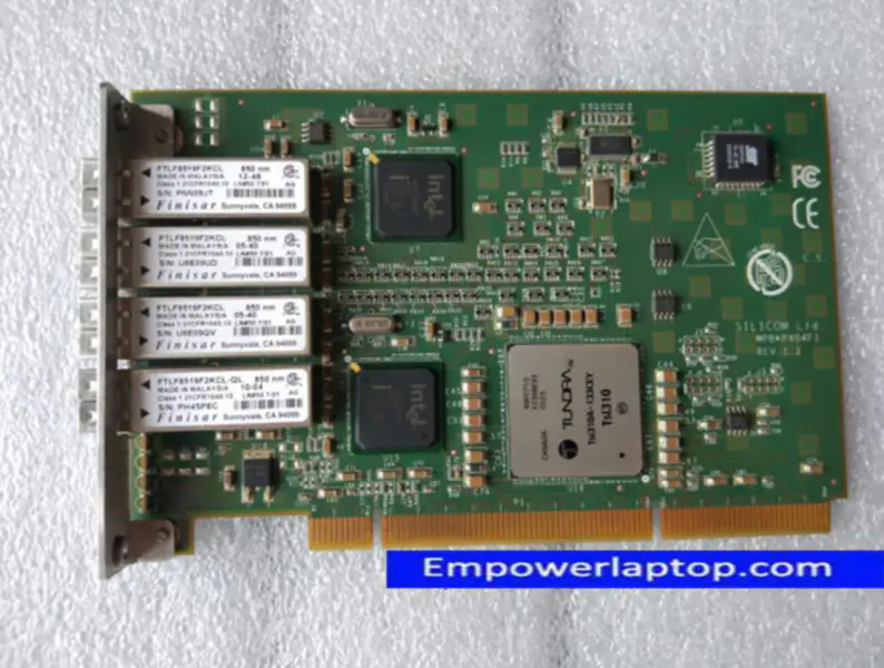 SILICOM PXG4FI NELIPORTAINEN kuitu(SX) Gigabit Ethernet PCI-X PALVELINADAPTERI ADAPTERI