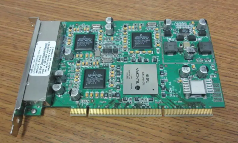 SILICOM PXG6 kuuden portin kuparinen Gigabit Ethernet PCI-X-palvelinsovitin