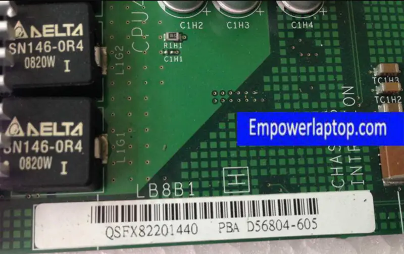Lenovo R630 G7 Quad way Server -palvelimen emolevy