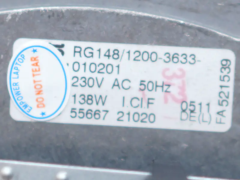 Ebmpapst RG148/1200-3633-010201 Tuuletin