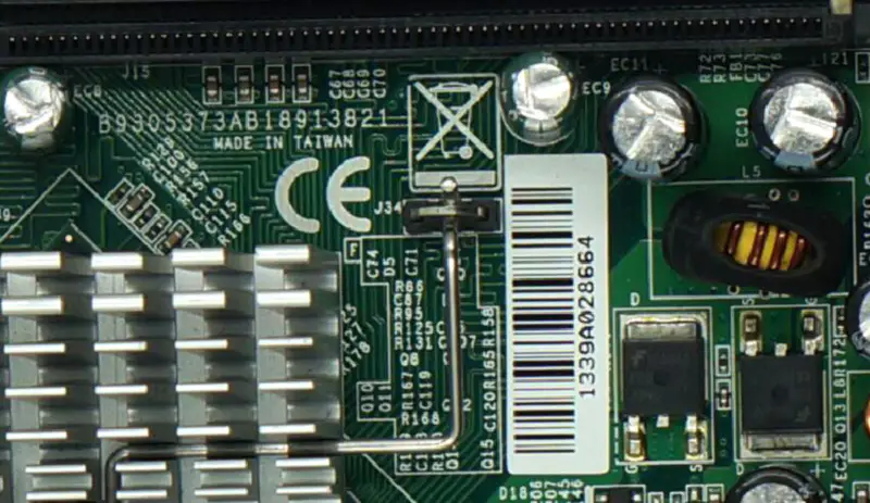 Portwell ROBO-8913VG2AR-VA BIOS:R1.00 B9305373AB18913821 teollinen emolevy