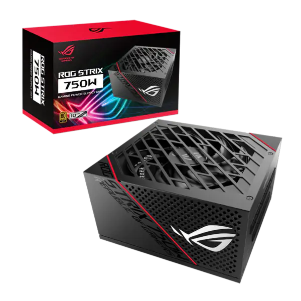 Tietokoneiden virtalähteinä Rog Strix 750w Gold Psu tuo Premium-jäähdytyksen suorituskyvyn valtavirtaan