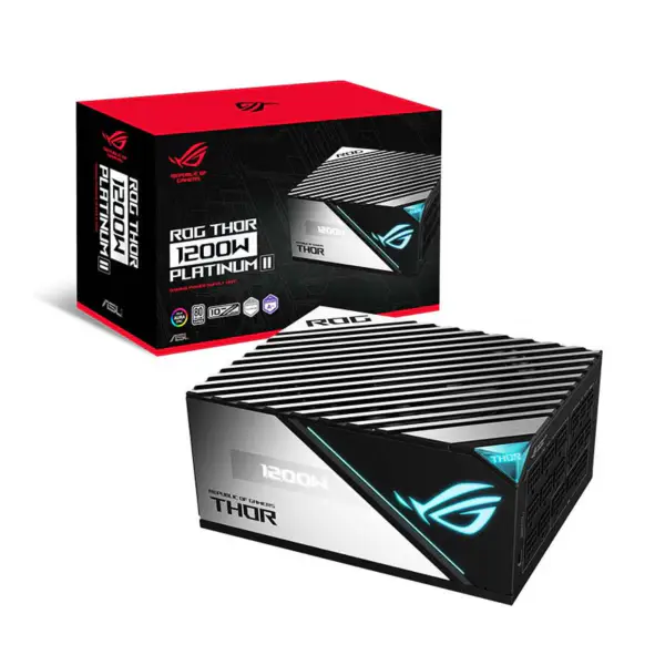 As Desktop virtalähteet Rog Thor 1200p2 Gaming Psu tietokoneen virtalähde tuki Rtx 4090 4080 Rog-thor-1200p2-gaming