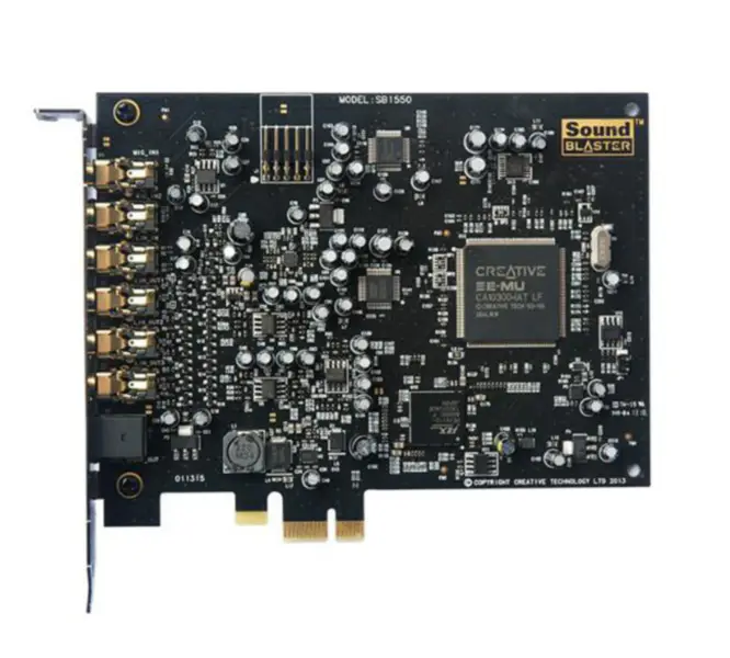 Creative Sound Blaster Audigy5 SB1550 äänikortti A5 7.1 PCI-E 1x 1x