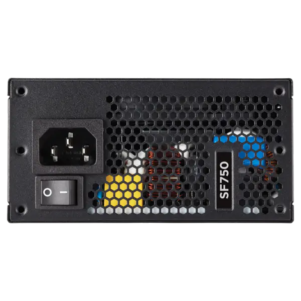 Cors Air Power Pc virtalähde Sf750 750w Platinum Sfx virtalähde 80 Plus Platinum Full Module tuuletin pysähtyy