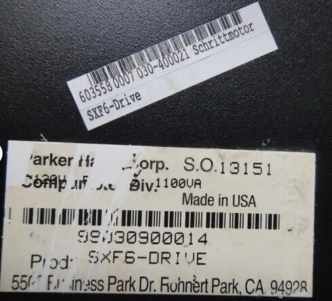 PARKER SXF6-DRIVE -kuljettaja