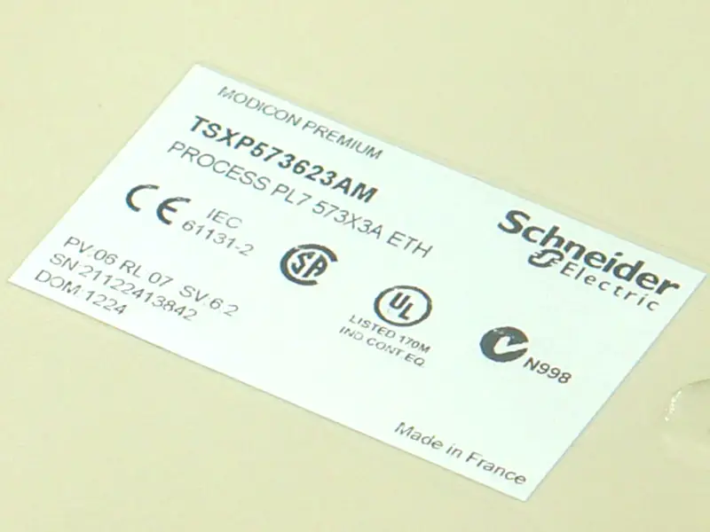 Schnerider TSXP573623AM PLC-moduuli