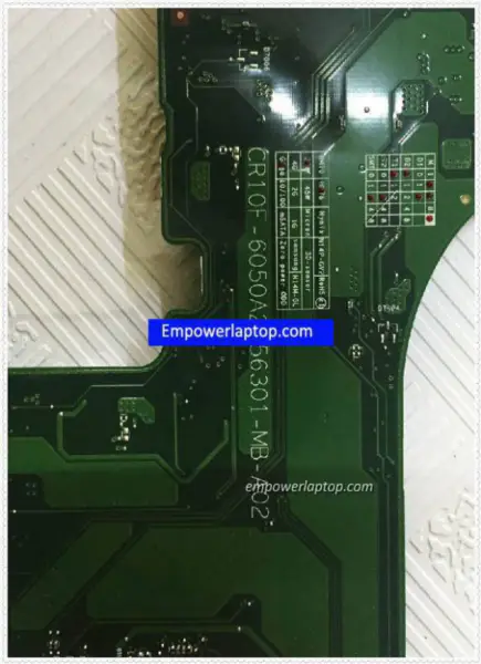 Toshiba V000318090 CR10F-6050A2556301-MB-A02 -emolevy (Toshiba V000318090)