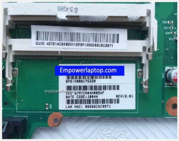 Toshiba L510 V000175220 -emolevy