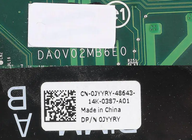 Kannettavan tietokoneen emolevy DELL Vostro 3450 V3450 PC emolevy CN-0JYYRY 0JYYRY DA0V02MB6E0 tesed DDR3