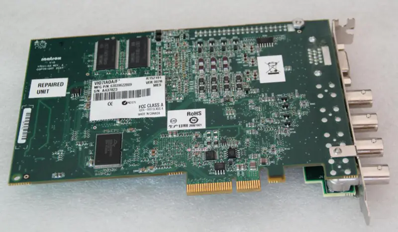 MATROX V10 Y7231-03 VI07IAOA/F* PCIE DAQ-kortti (PCIE DAQ)