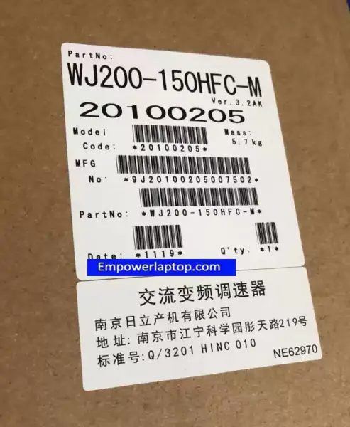 HITACHI INVERTTERI WJ200-150HFC-M 15KW UUSI