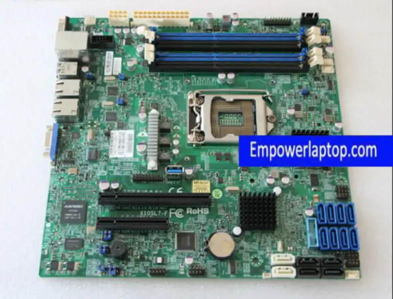 Supermicro X10SL7-F C222 LGA 1150 single Server -emolevy tukee V2 V3 V4 CPU SAS:ää