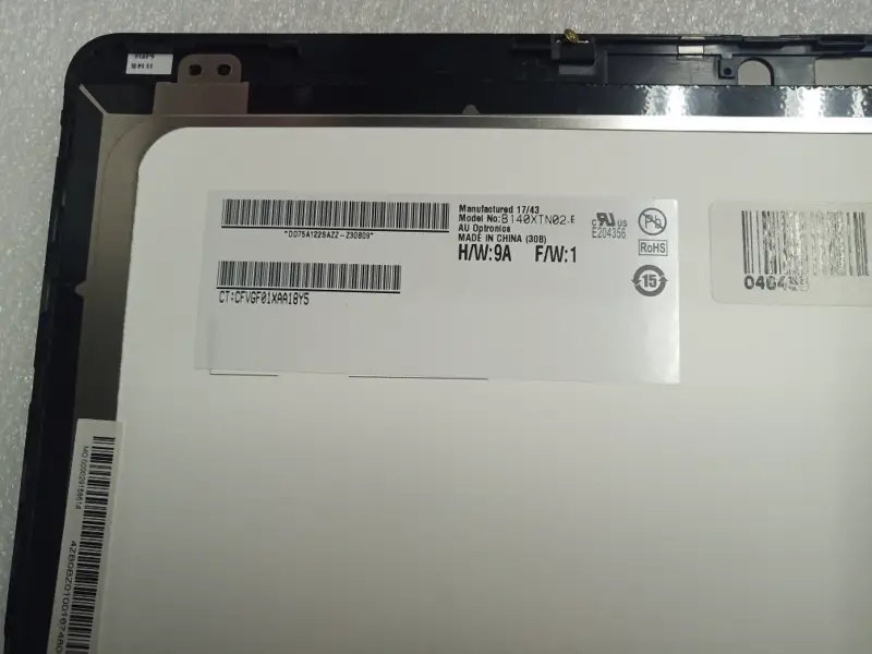 Lähes uusi HP X360 14-BA 14-CD B140XTN02.E LCD-kokoonpano, jossa on kosketusnäyttö
