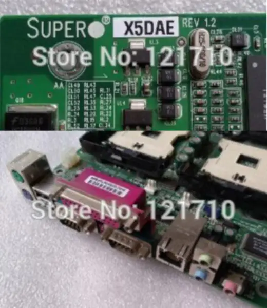 Supermicro X5DAE REV 1.2 dual 604 socket Teollisuuslaiteverkkoalusta