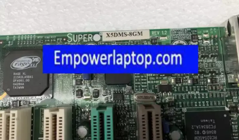 SuperMicro X5DMS-8GM 604-PIN palvelinemolevy