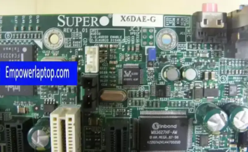 SuperMicro X6DAE-G 800 FSB -työasemaemolevy Dual PCI-E -paikkainen emolevy