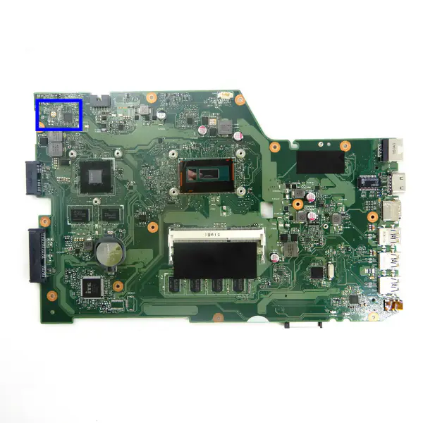 Asus X751LJ I3-5010 CPU 4GB RAM Emolevy ASUS X751L R752L:ään