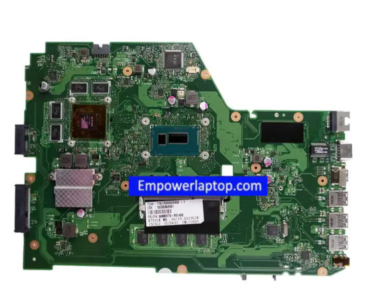 Asus X751LK, jossa onboard 4G RAM Emolevy ASUS X751L kannettavalle tietokoneelle
