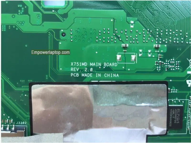 Asus X751M X751MD REV2.0 -emolevy Asus X751MM X751MD REV2.0 -emolevy