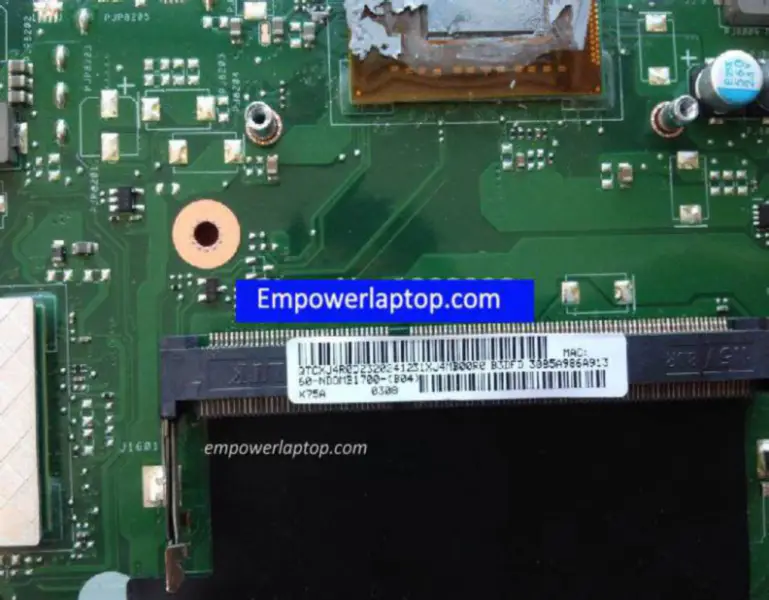 Asus X75 X75A -emolevy