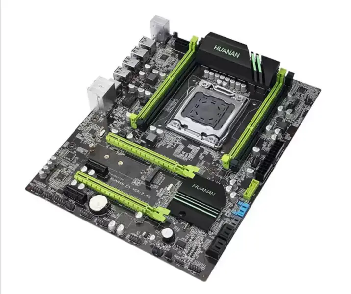 HUANAN E5 VER:2.49 X79-emolevy LGA2011 tukee REG ECC -muistia ja Xeon E5 -prosessoria.