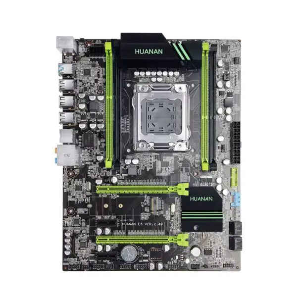 HUANAN E5 VER:2.49 X79-emolevy LGA2011 tukee REG ECC -muistia ja Xeon E5 -prosessoria.