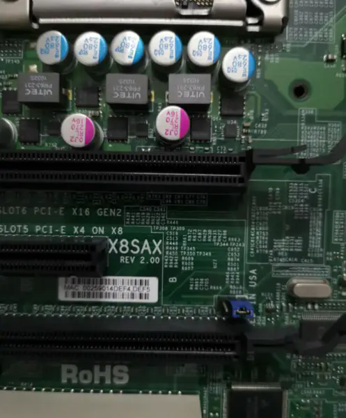 SuperMicro X8SAX REV 2.00 Palvelinemolevy LGA 1366 X58 DDR3