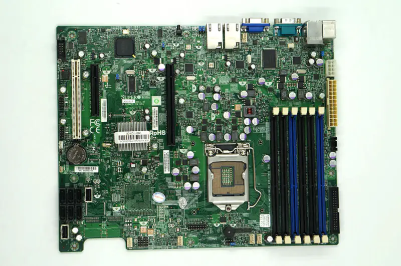 SuperMicro X8SIE-F LGA1156 Single Server -emolevy S3420 piirisarja 6 muistipaikkaa Dual Gigabit LAN